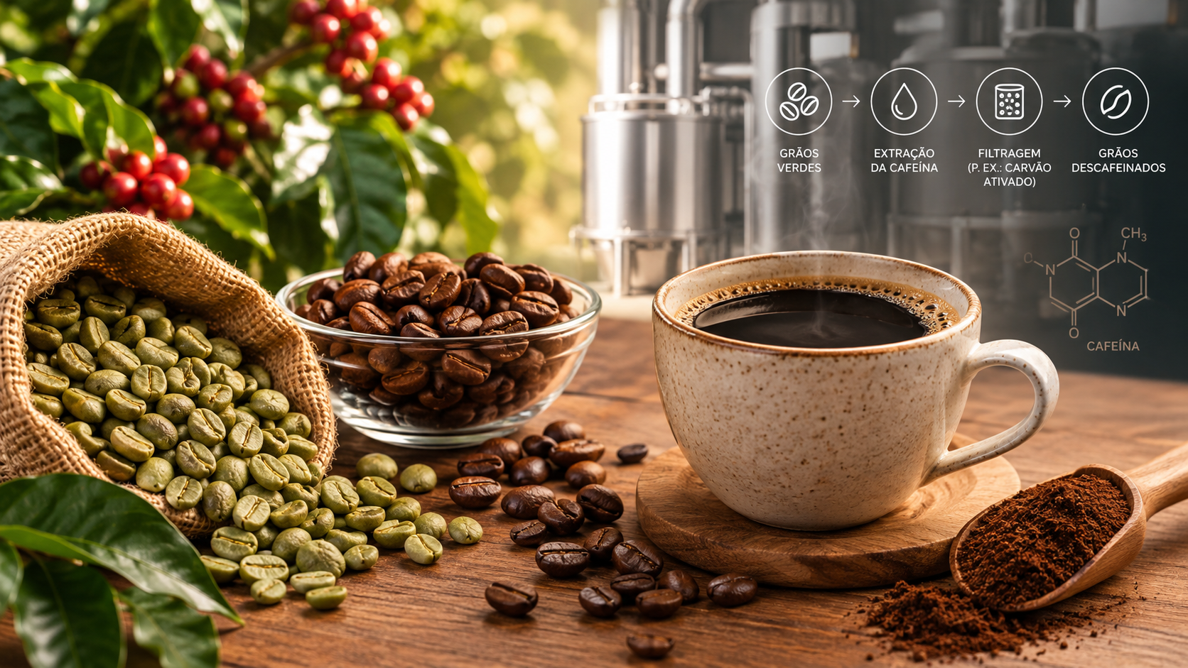 café descafeinado